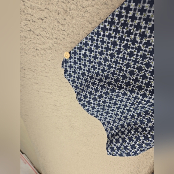 Ben Sherman Mens Wellsburg Shirt Sz S Diamond Print Short Sleeve Summer Days - Picture 6 of 12